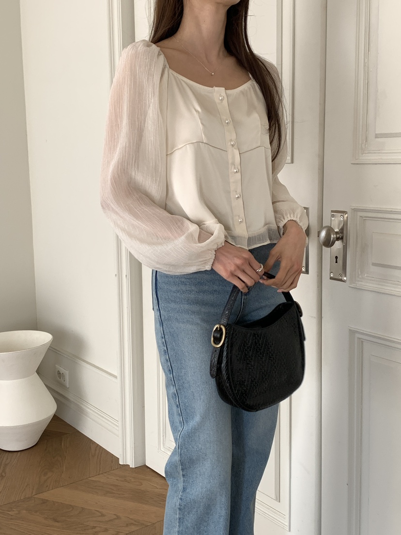 FRILL-T/DADA東大門直郵女裝新款時尚人氣推薦襯衫蕾絲衫FRILL-T/DADA襯衫/蕾絲衫