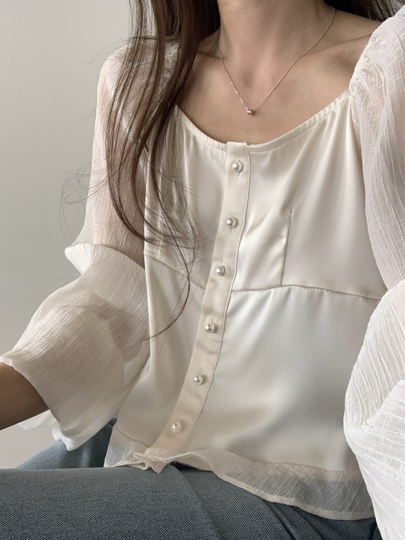 FRILL-T/DADA東大門直郵女裝新款時尚人氣推薦襯衫蕾絲衫FRILL-T/DADA襯衫/蕾絲衫