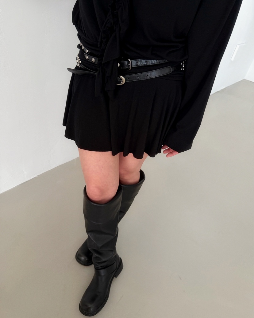 AWESOMESAUCE韓國直郵女裝新品職業時尚人氣連衣裙不含腰帶AWESOME SAUCE連衣裙