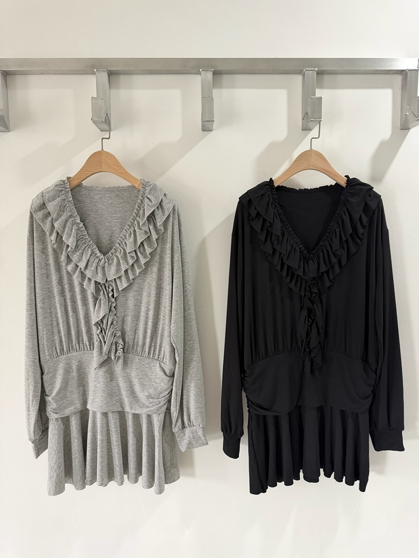 AWESOMESAUCE韓國直郵女裝新品職業時尚人氣連衣裙不含腰帶AWESOME SAUCE連衣裙