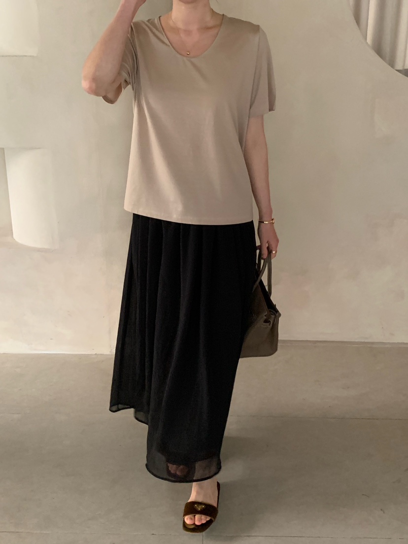 COBALT BLUE東大門實拍女裝新款推薦26春夏職業熱賣休閑T恤COBALT BLUET恤