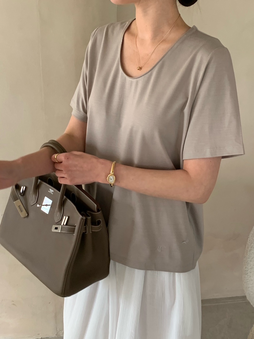 COBALT BLUE東大門實拍女裝新款推薦26春夏職業熱賣休閑T恤COBALT BLUET恤圖色2