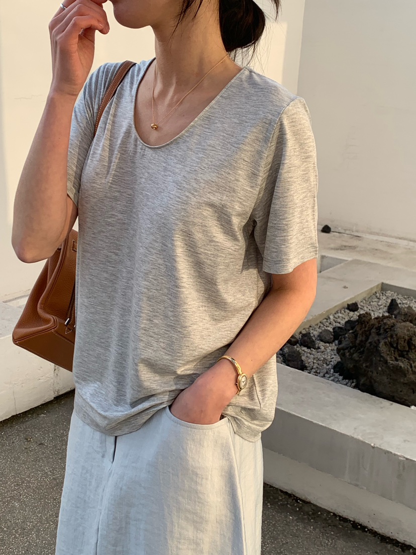 COBALT BLUE東大門實拍女裝新款推薦26春夏職業熱賣休閑T恤COBALT BLUET恤圖色4