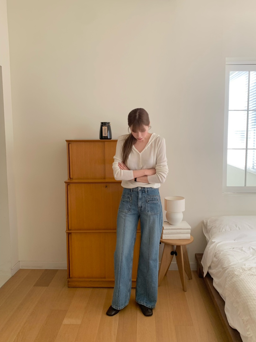 LEGACY韓國直郵女裝新品推薦休閑26春夏時尚熱賣牛仔褲口袋LEGACY牛仔褲