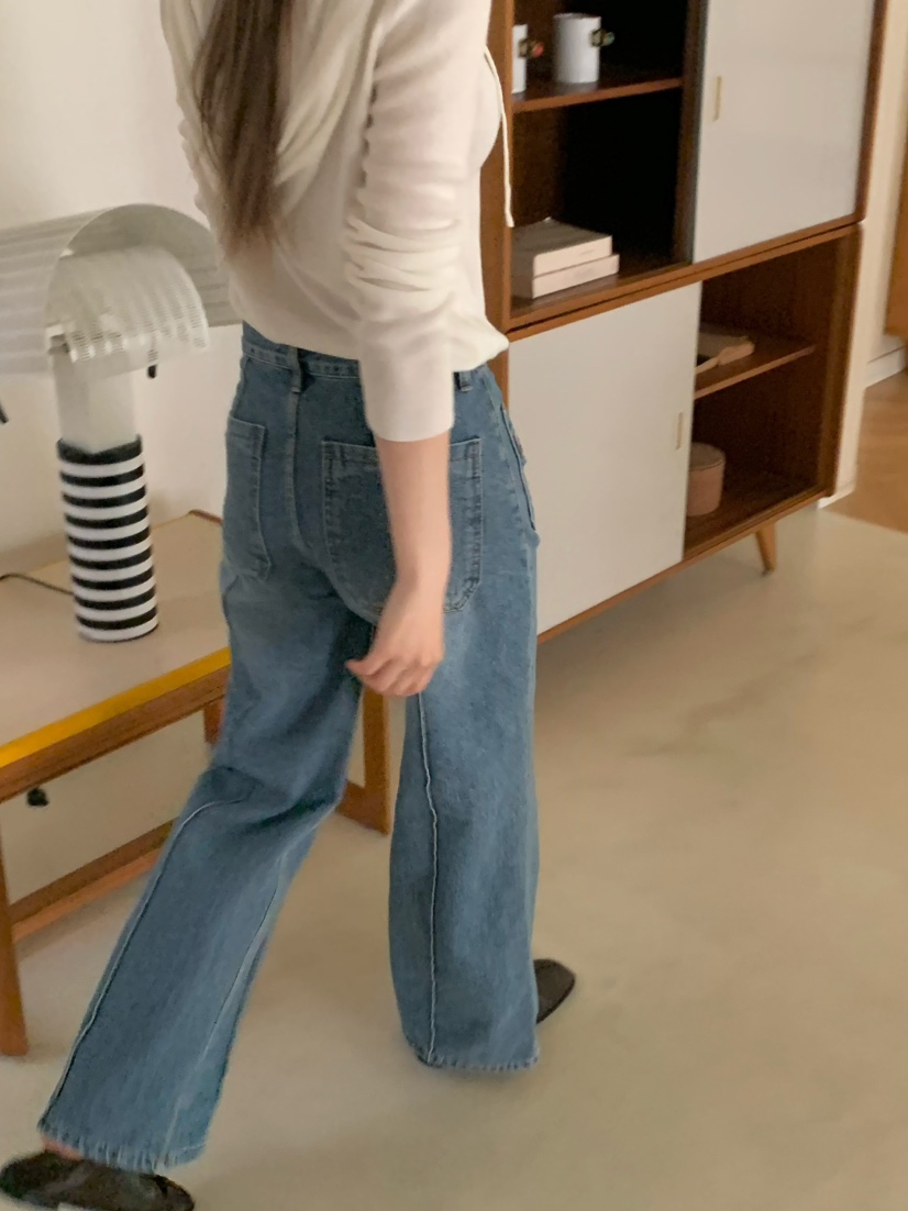 LEGACY韓國直郵女裝新品推薦休閑26春夏時尚熱賣牛仔褲口袋LEGACY牛仔褲