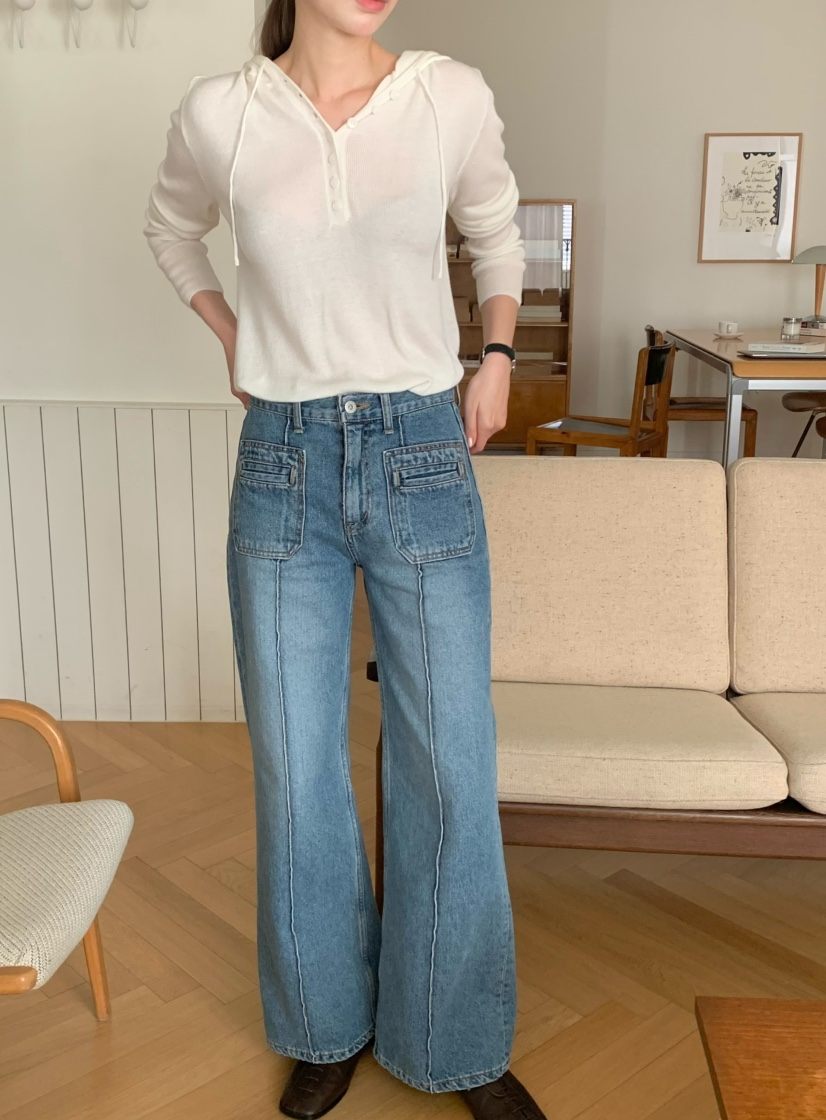 LEGACY韓國直郵女裝新品推薦休閑26春夏時尚熱賣牛仔褲口袋LEGACY牛仔褲