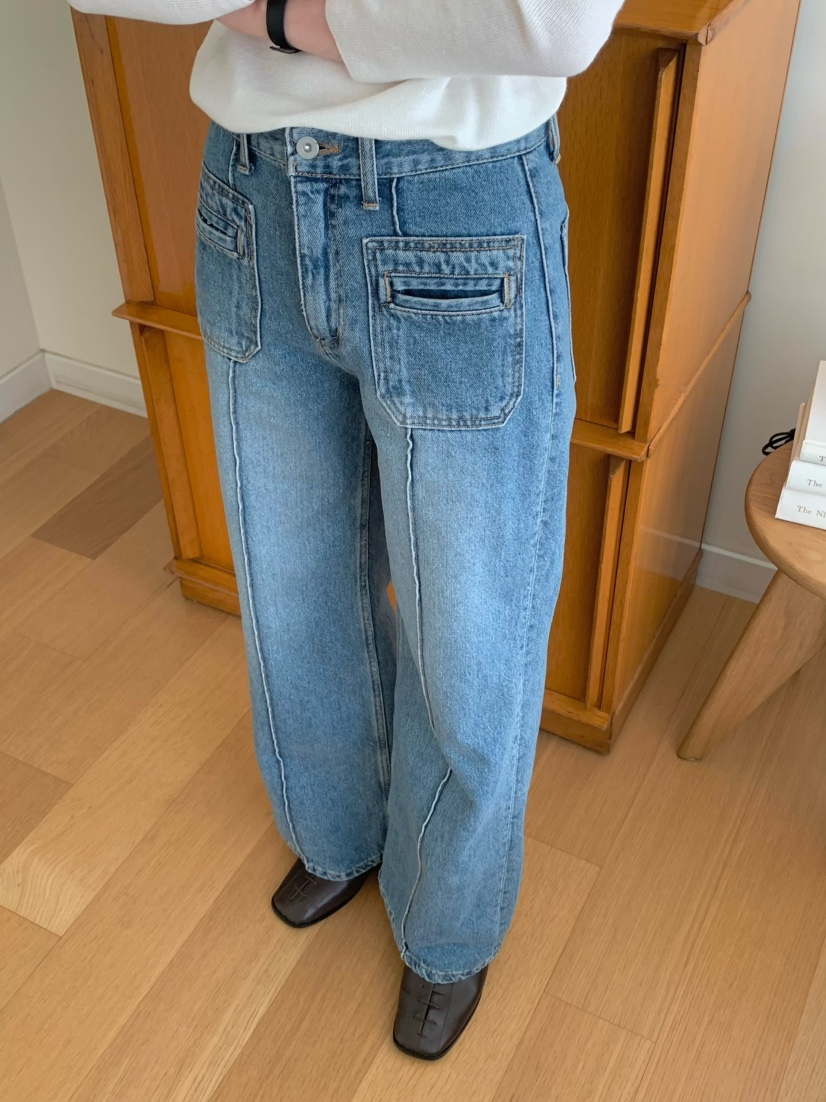 LEGACY韓國直郵女裝新品推薦休閑26春夏時尚熱賣牛仔褲口袋LEGACY牛仔褲