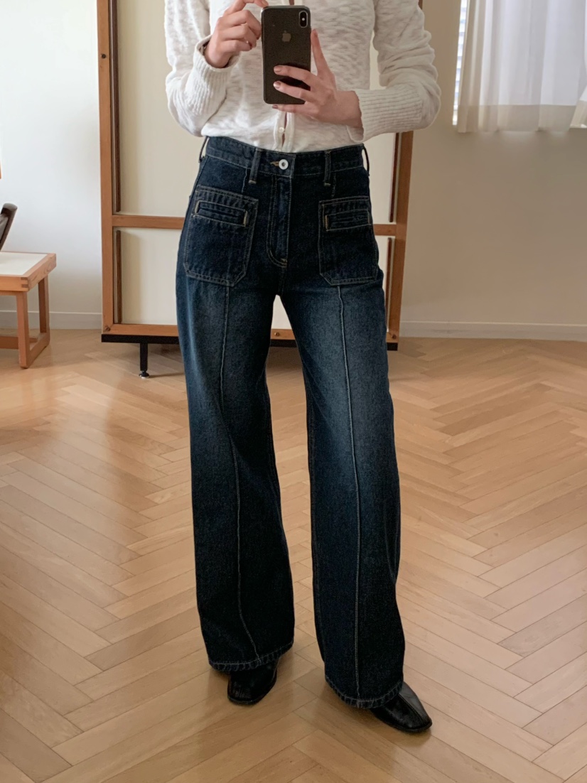 LEGACY韓國直郵女裝新品推薦休閑26春夏時尚熱賣牛仔褲口袋LEGACY牛仔褲