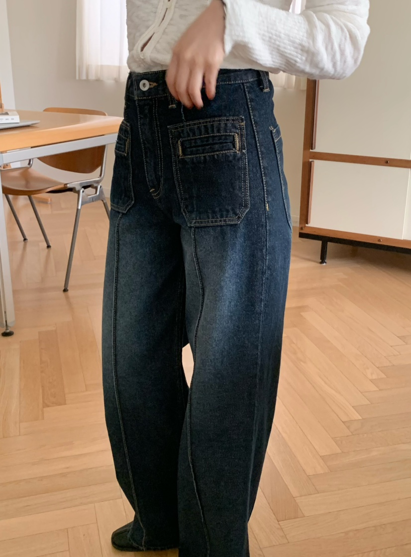 LEGACY韓國直郵女裝新品推薦休閑26春夏時尚熱賣牛仔褲口袋LEGACY牛仔褲