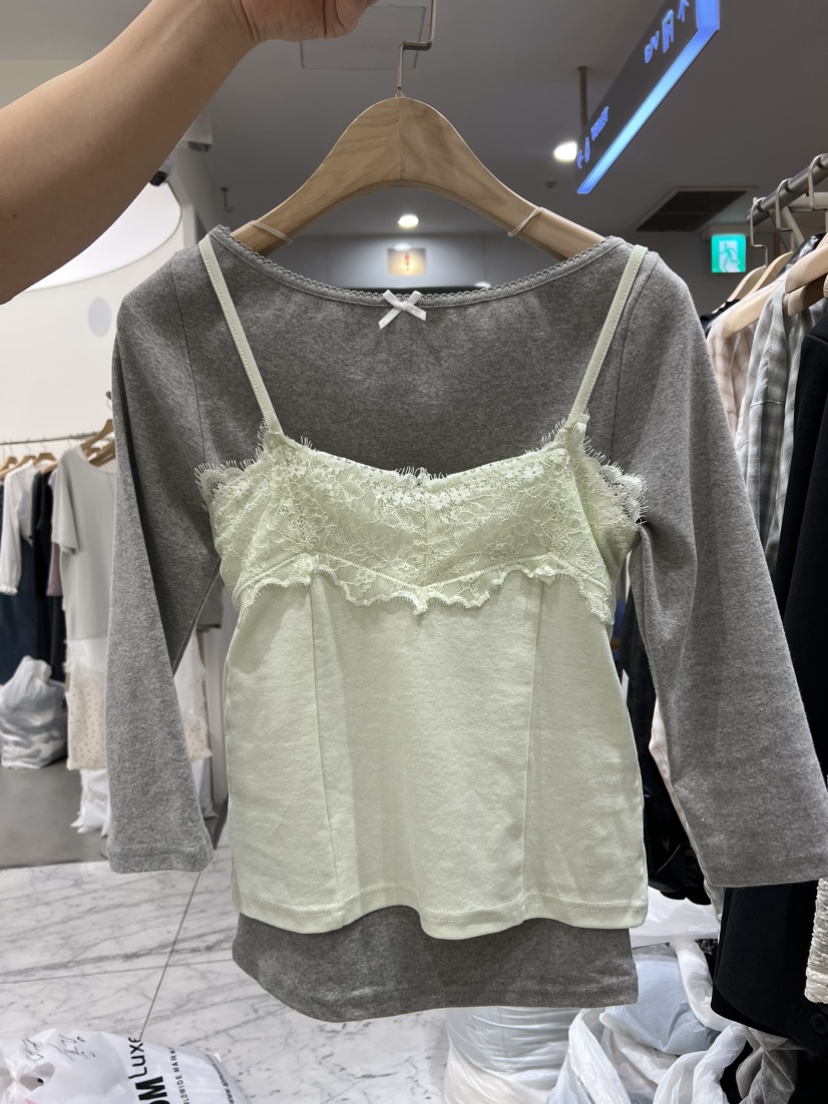 AWESOMESAUCE東大門直郵女裝新款時尚熱賣休閑推薦長袖T恤AWESOME SAUCE長袖T恤圖色3