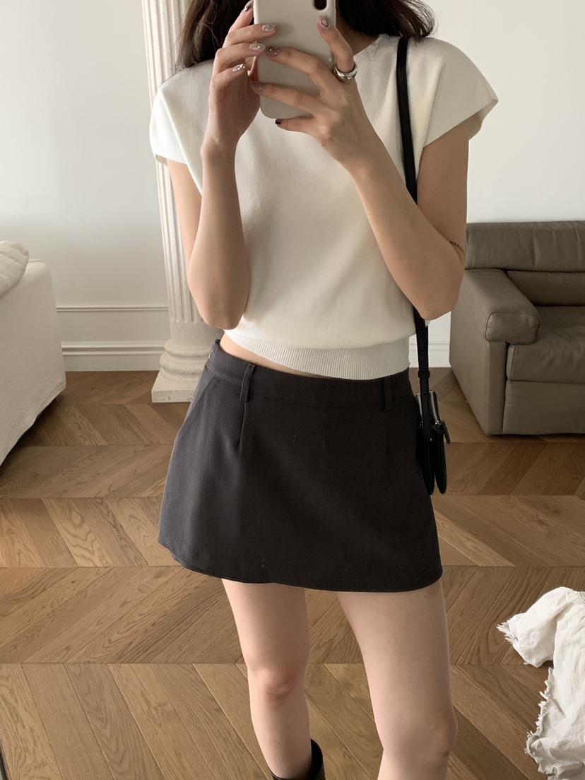 FRILL-T/DADA東大門實拍女士新款職業時尚裙褲不含腰帶FRILL-T/DADA裙褲