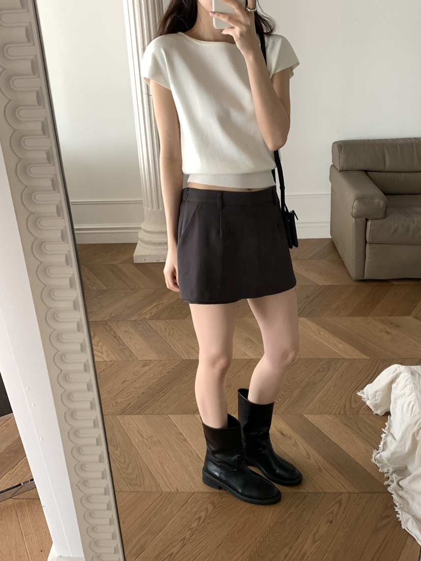 FRILL-T/DADA東大門實拍女士新款職業時尚裙褲不含腰帶FRILL-T/DADA裙褲