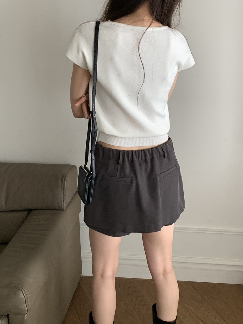 FRILL-T/DADA東大門實拍女士新款職業時尚裙褲不含腰帶FRILL-T/DADA裙褲