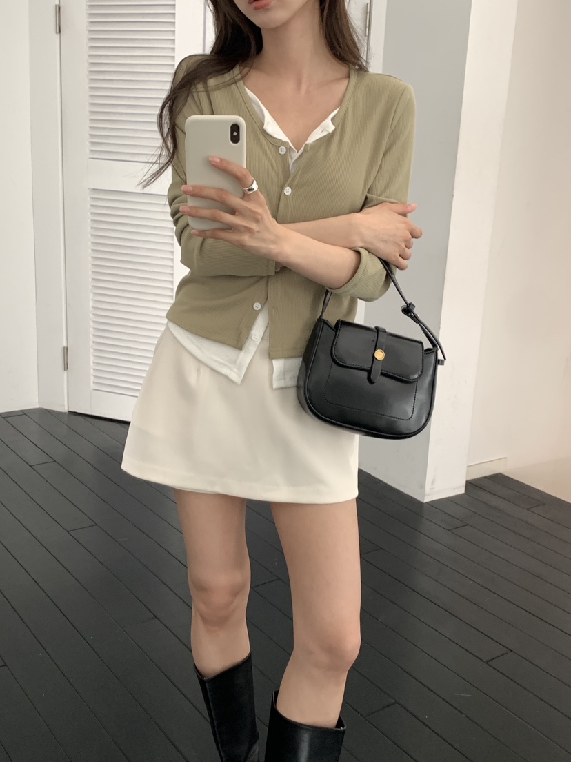 FRILL-T/DADA東大門實拍女士新款職業時尚裙褲不含腰帶FRILL-T/DADA裙褲