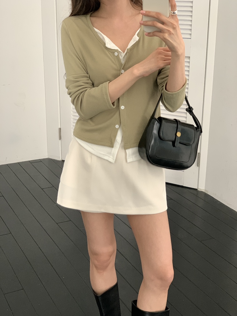 FRILL-T/DADA東大門實拍女士新款職業時尚裙褲不含腰帶FRILL-T/DADA裙褲