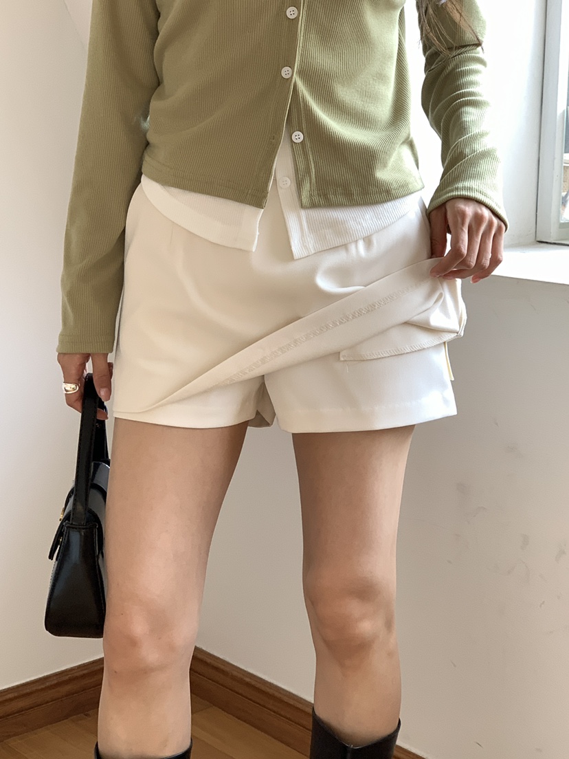 FRILL-T/DADA東大門實拍女士新款職業時尚裙褲不含腰帶FRILL-T/DADA裙褲