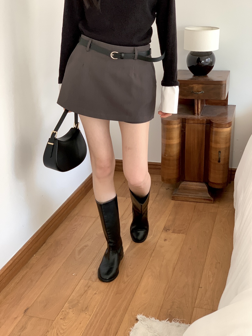 FRILL-T/DADA東大門實拍女士新款職業時尚裙褲不含腰帶FRILL-T/DADA裙褲