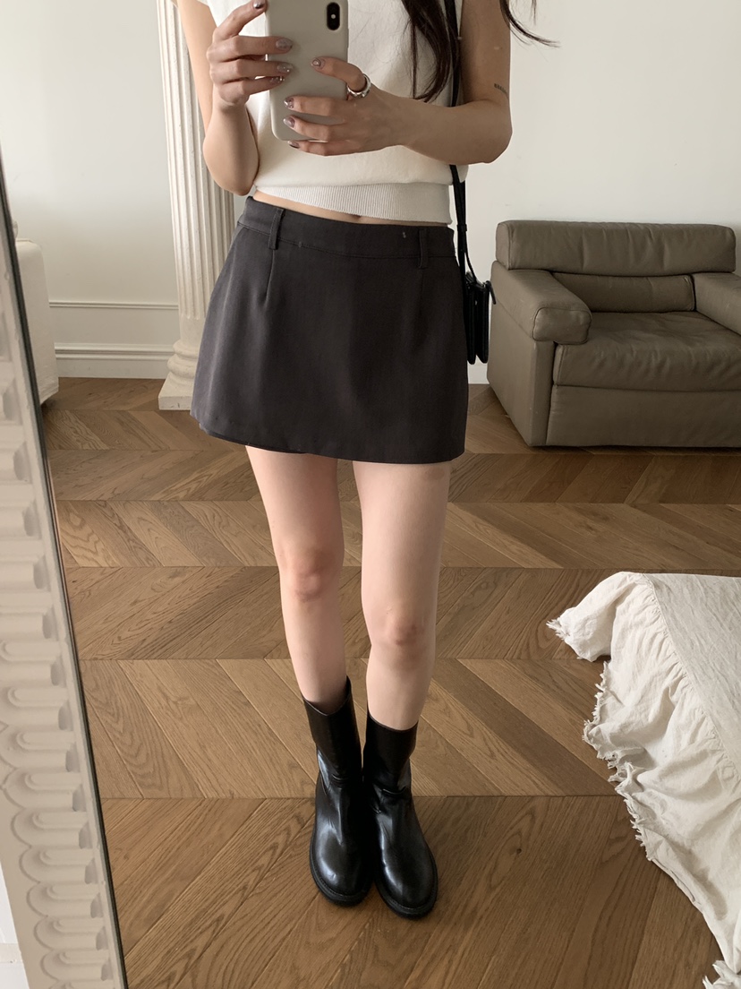 FRILL-T/DADA東大門實拍女士新款職業時尚裙褲不含腰帶FRILL-T/DADA裙褲圖色3