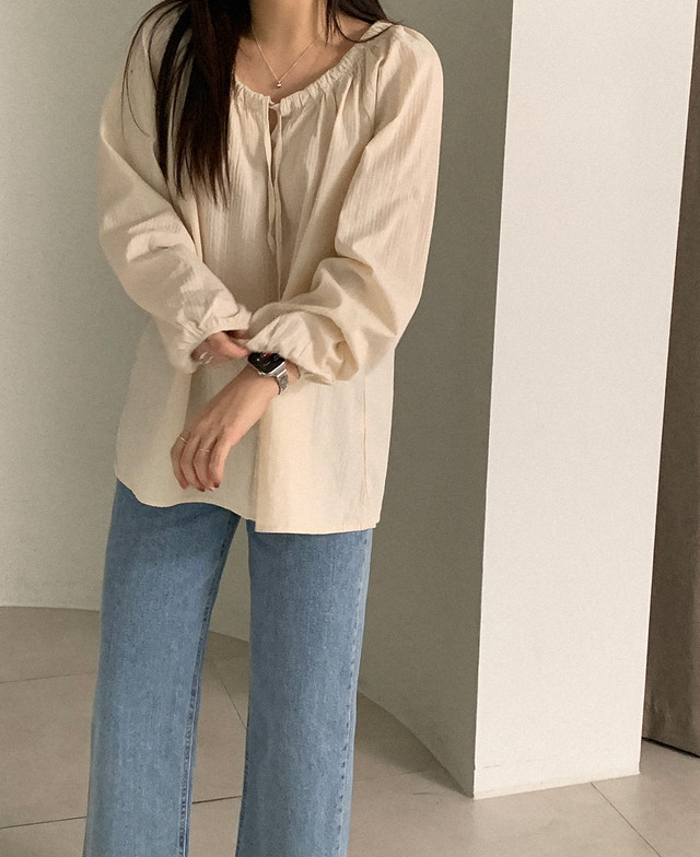 FRILL-T/DADA韓國直郵女裝新款26春夏真品休閑襯衫蕾絲衫FRILL-T/DADA襯衫/蕾絲衫