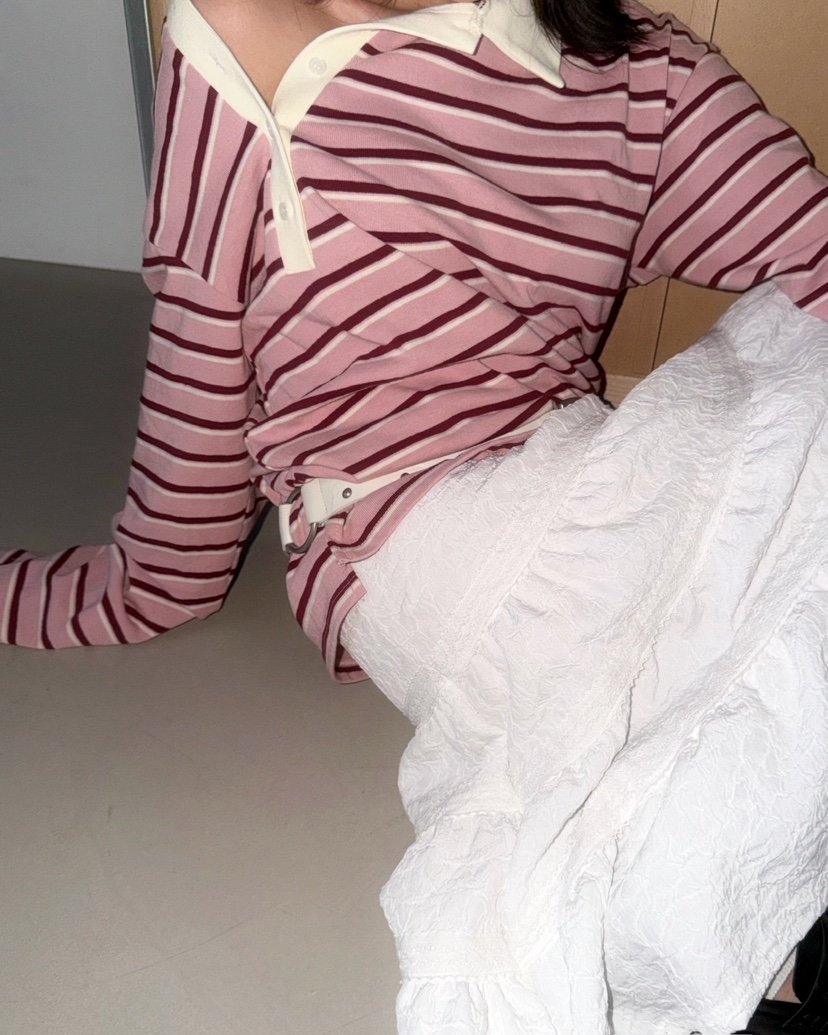 AWESOMESAUCE東大門直郵女士新款熱賣真品長袖T恤不含腰帶AWESOME SAUCE長袖T恤