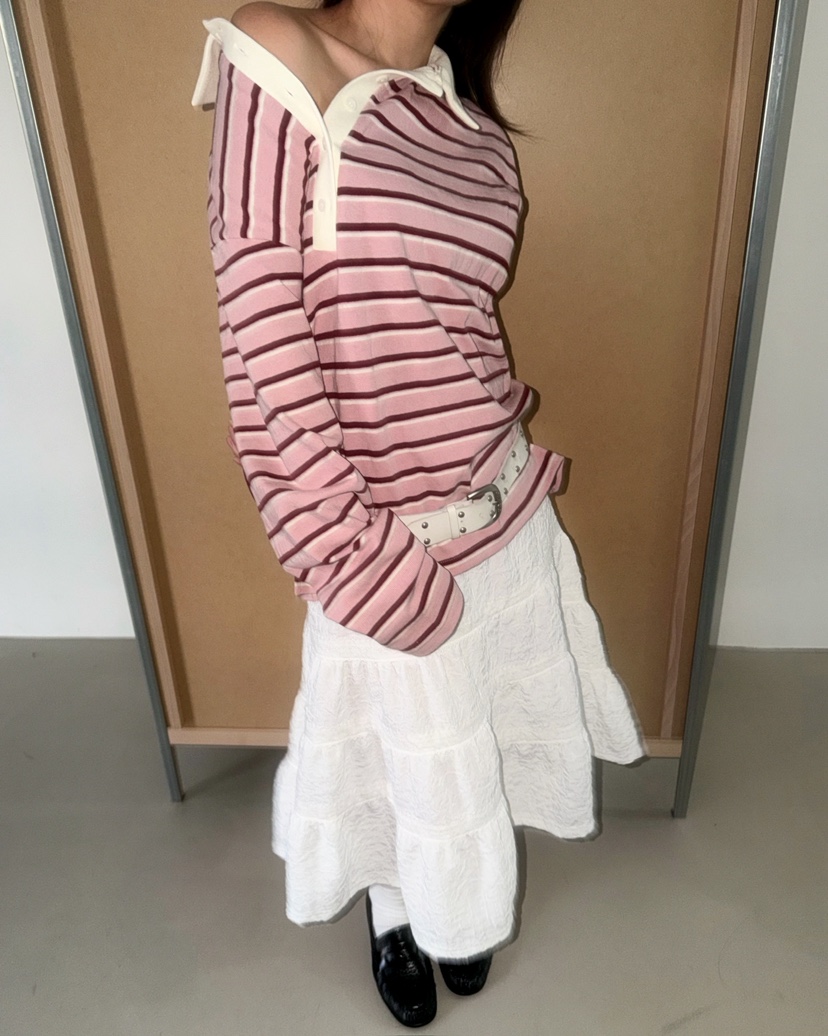 AWESOMESAUCE東大門直郵女士新款熱賣真品長袖T恤不含腰帶AWESOME SAUCE長袖T恤