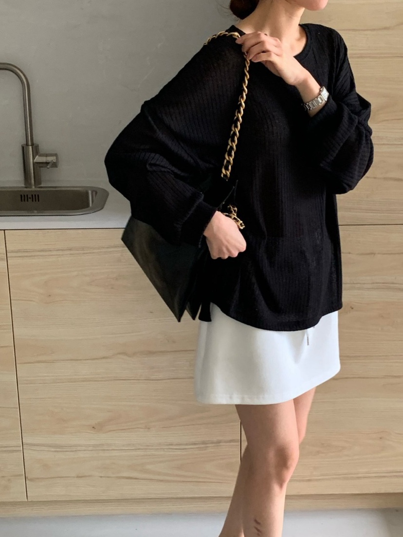 COBALT BLUE韓國代購女裝新款人氣時尚休閑熱賣職業長袖T恤COBALT BLUE長袖T恤