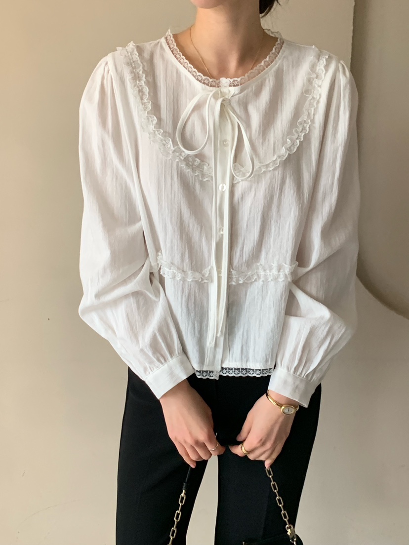 COBALT BLUE東大門實拍女裝新款真品推薦熱賣襯衫蕾絲衫COBALT BLUE襯衫/蕾絲衫