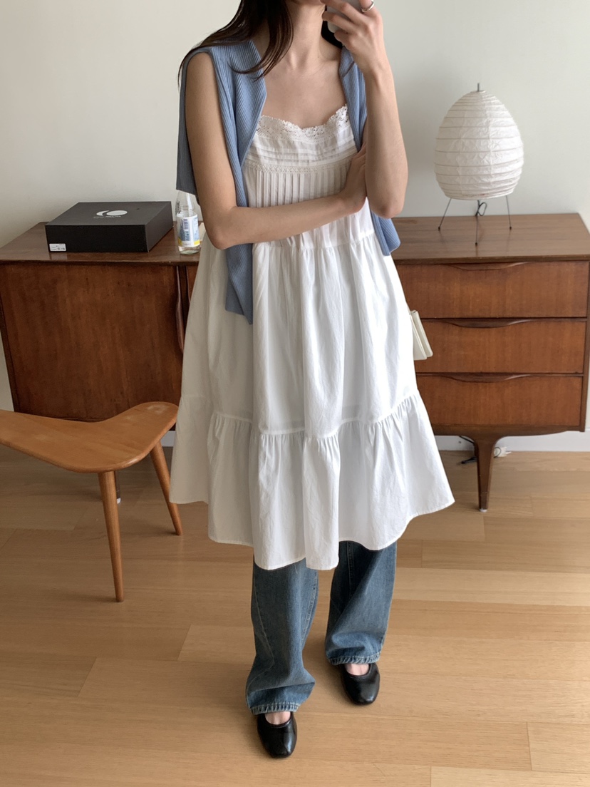 FRILL-T/DADA東大門實拍女士新款人氣真品熱賣休閑連衣裙FRILL-T/DADA連衣裙