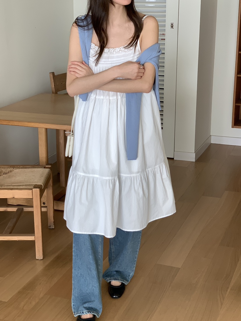 FRILL-T/DADA東大門實拍女士新款人氣真品熱賣休閑連衣裙FRILL-T/DADA連衣裙