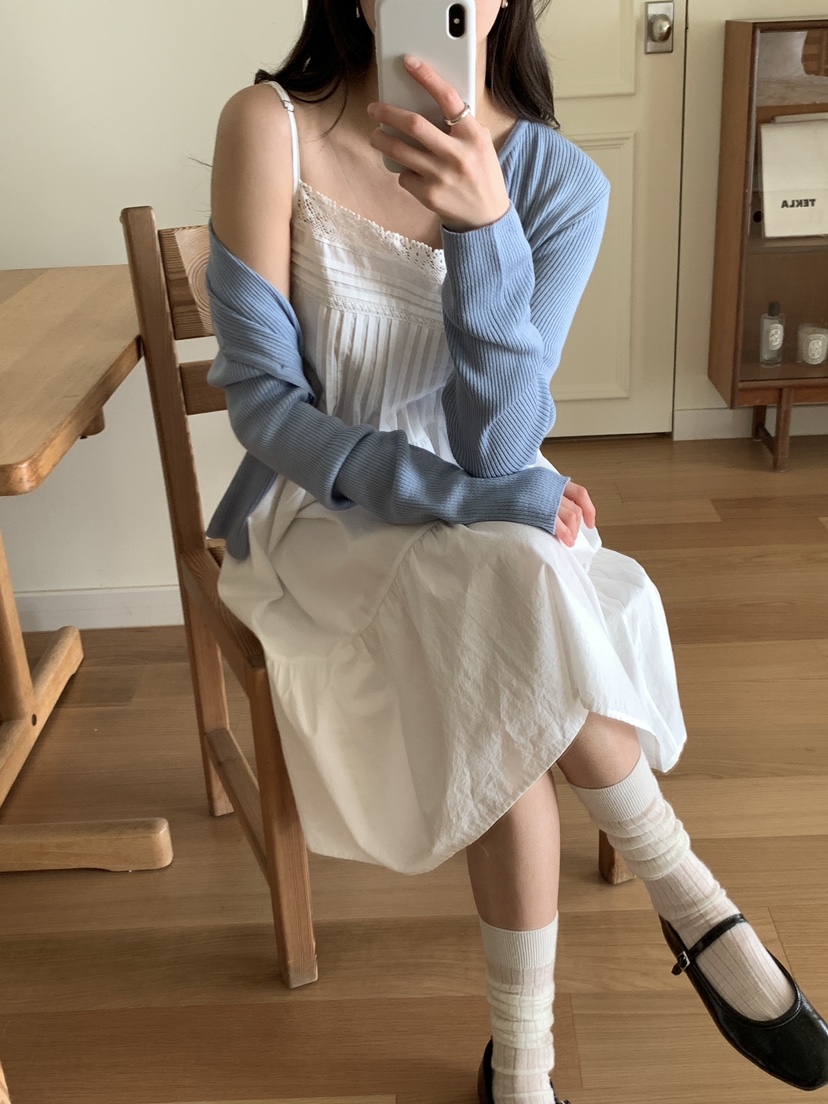 FRILL-T/DADA東大門實拍女士新款人氣真品熱賣休閑連衣裙FRILL-T/DADA連衣裙