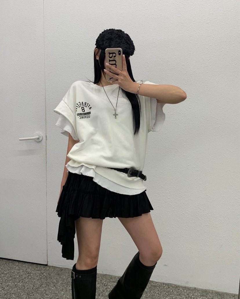 X-MOOD東大門直郵女士新品人氣休閑時尚真品熱賣26春夏衛衣X-MOOD衛衣