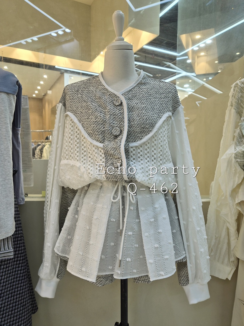 ECHOPARTY東大門直郵女士新款休閑26春夏熱賣時尚職業夾克ECHOPARTY夾克圖色1