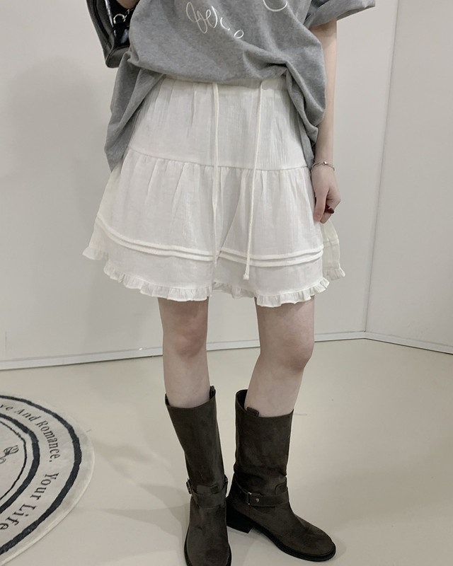 FRILL-T/DADA東大門代購女士新品人氣時尚熱賣26春夏短裙FRILL-T/DADA短裙