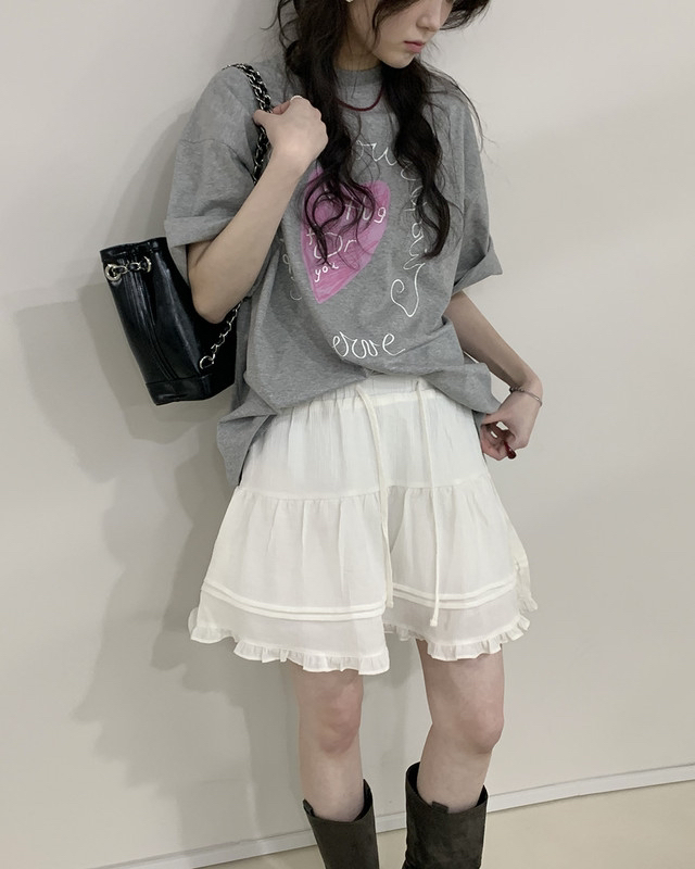 FRILL-T/DADA東大門代購女士新品人氣時尚熱賣26春夏短裙FRILL-T/DADA短裙