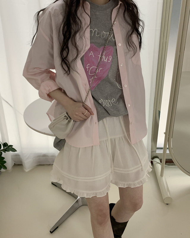 FRILL-T/DADA東大門代購女士新品人氣時尚熱賣26春夏短裙FRILL-T/DADA短裙