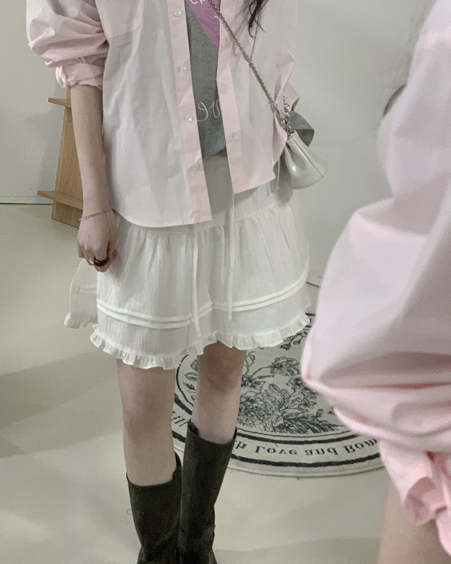 FRILL-T/DADA東大門代購女士新品人氣時尚熱賣26春夏短裙FRILL-T/DADA短裙