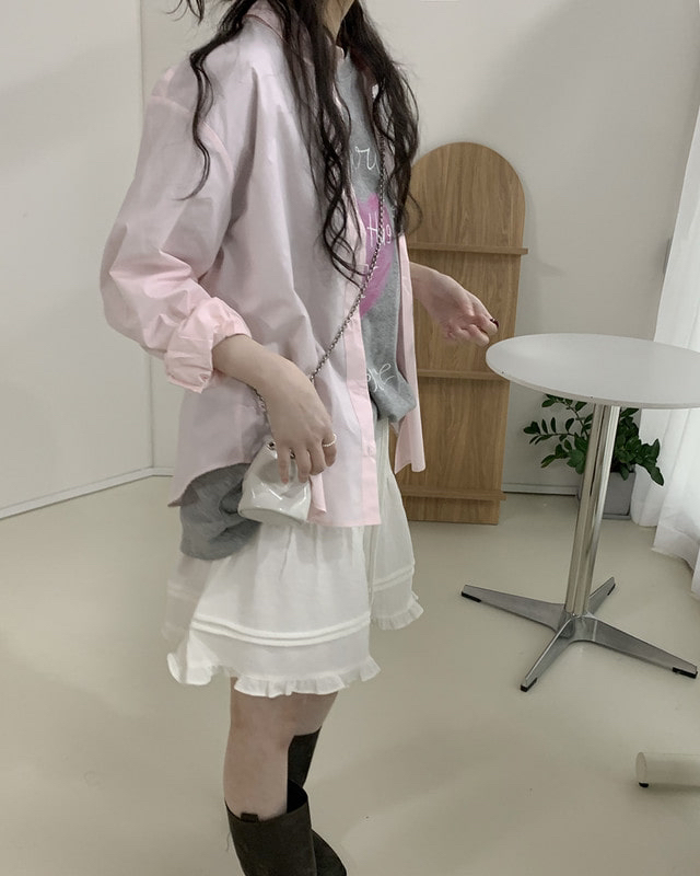 FRILL-T/DADA東大門代購女士新品人氣時尚熱賣26春夏短裙FRILL-T/DADA短裙