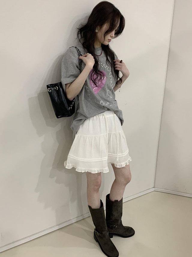 FRILL-T/DADA東大門代購女士新品人氣時尚熱賣26春夏短裙FRILL-T/DADA短裙