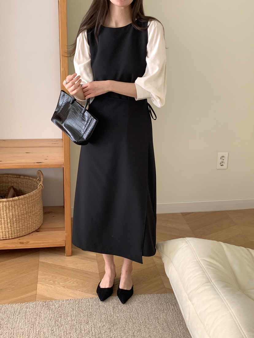 FRILL-T/DADA東大門實拍女士新品休閑推薦半身裙中短裙FRILL-T/DADA半身裙/中短裙