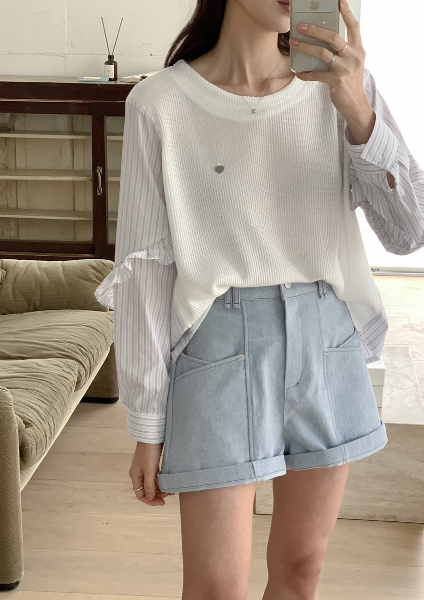 RE:FRESH-L韓國代購女士新款26春夏人氣熱賣真品長袖T恤RE:FRESH長袖T恤