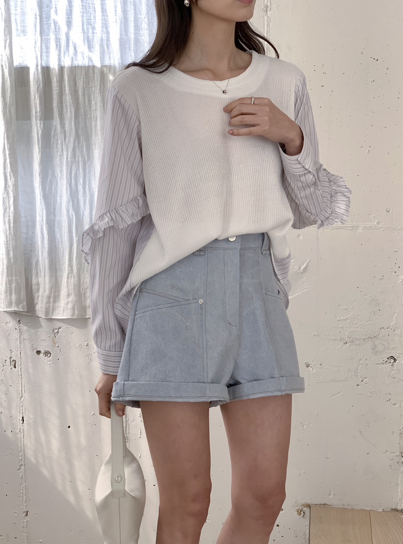 RE:FRESH-L韓國代購女士新款26春夏人氣熱賣真品長袖T恤RE:FRESH長袖T恤