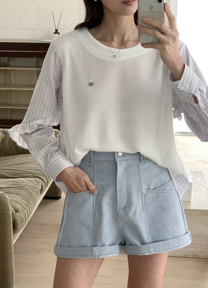 RE:FRESH-L韓國代購女士新款26春夏人氣熱賣真品長袖T恤RE:FRESH長袖T恤