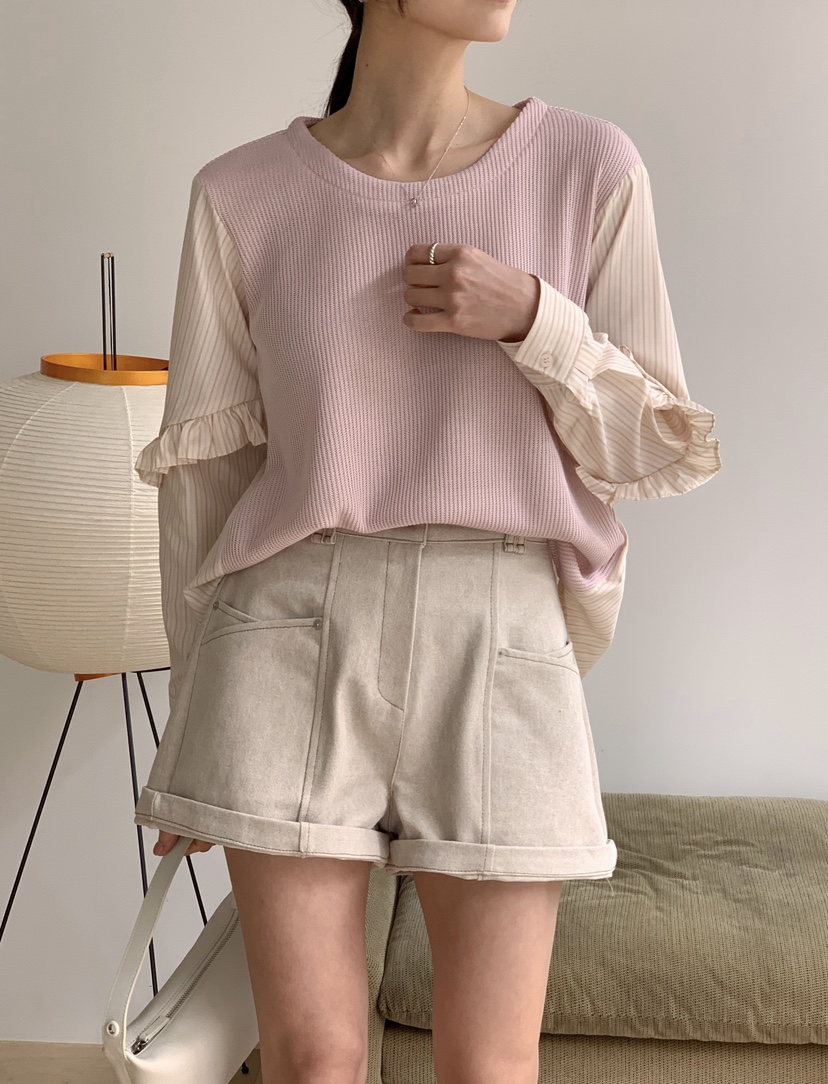 RE:FRESH-L韓國代購女士新款26春夏人氣熱賣真品長袖T恤RE:FRESH長袖T恤