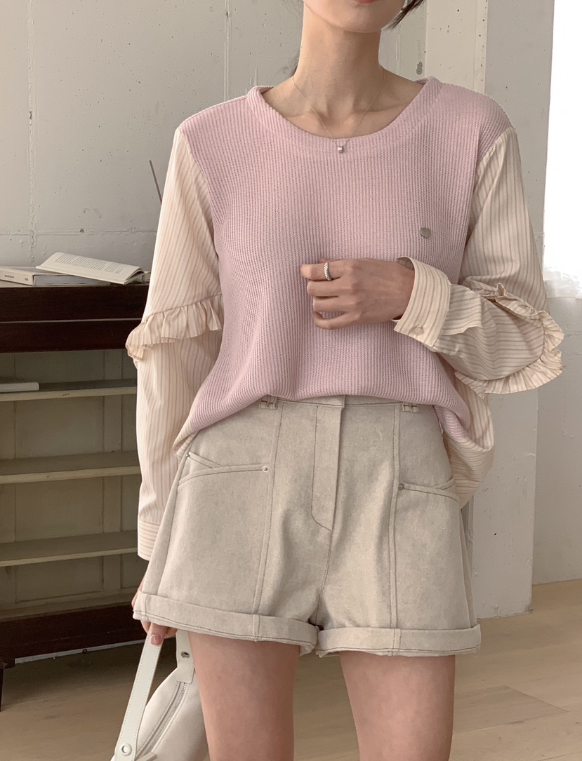 RE:FRESH-L韓國代購女士新款26春夏人氣熱賣真品長袖T恤RE:FRESH長袖T恤