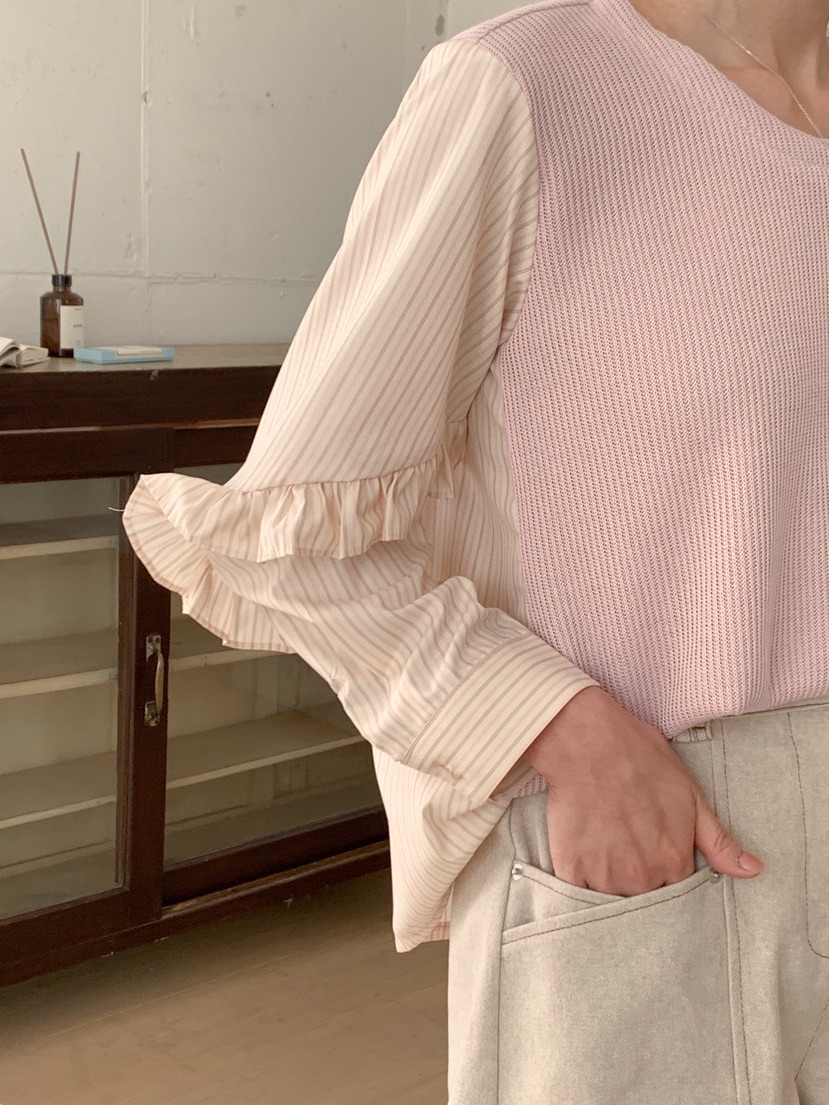 RE:FRESH-L韓國代購女士新款26春夏人氣熱賣真品長袖T恤RE:FRESH長袖T恤