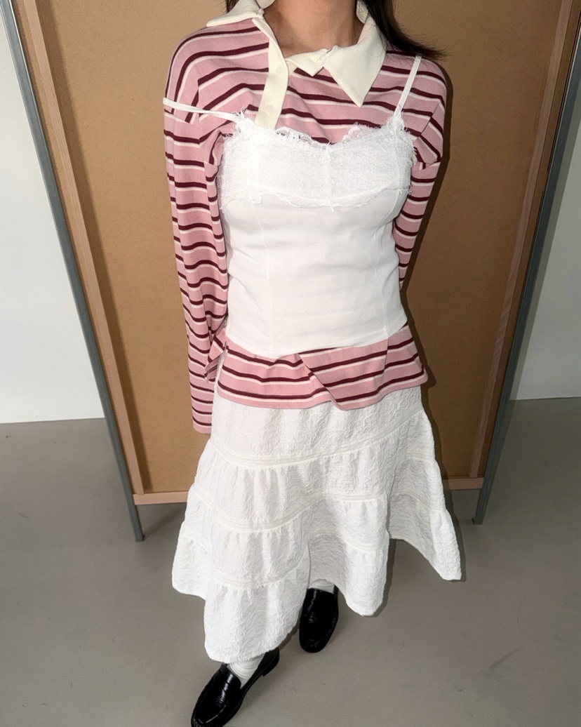 AWESOMESAUCE韓國直郵女裝新款熱賣26春夏職業時尚吊帶背心AWESOME SAUCE吊帶/背心