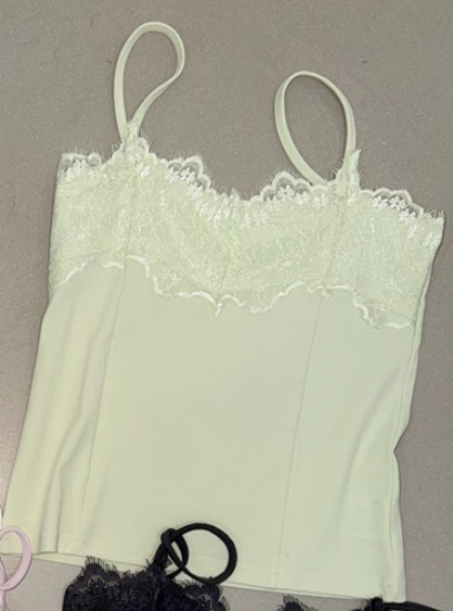 AWESOMESAUCE韓國直郵女裝新款熱賣26春夏職業時尚吊帶背心AWESOME SAUCE吊帶/背心圖色2