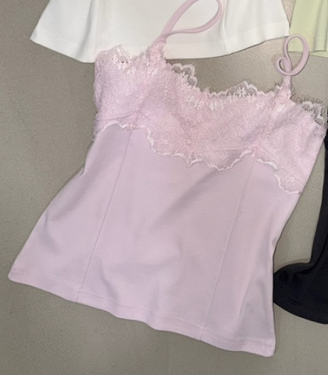 AWESOMESAUCE韓國直郵女裝新款熱賣26春夏職業時尚吊帶背心AWESOME SAUCE吊帶/背心圖色3