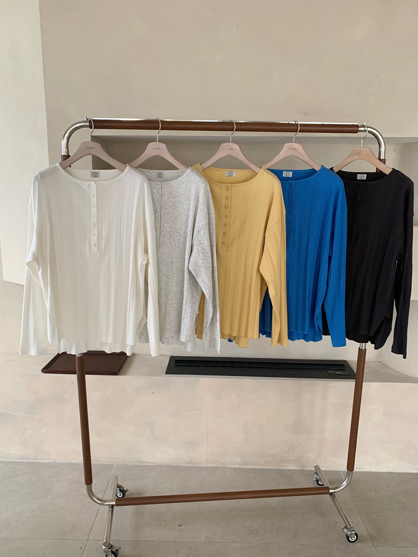 COBALT BLUE東大門直郵女裝新款26春夏休閑職業熱賣長袖T恤COBALT BLUE長袖T恤