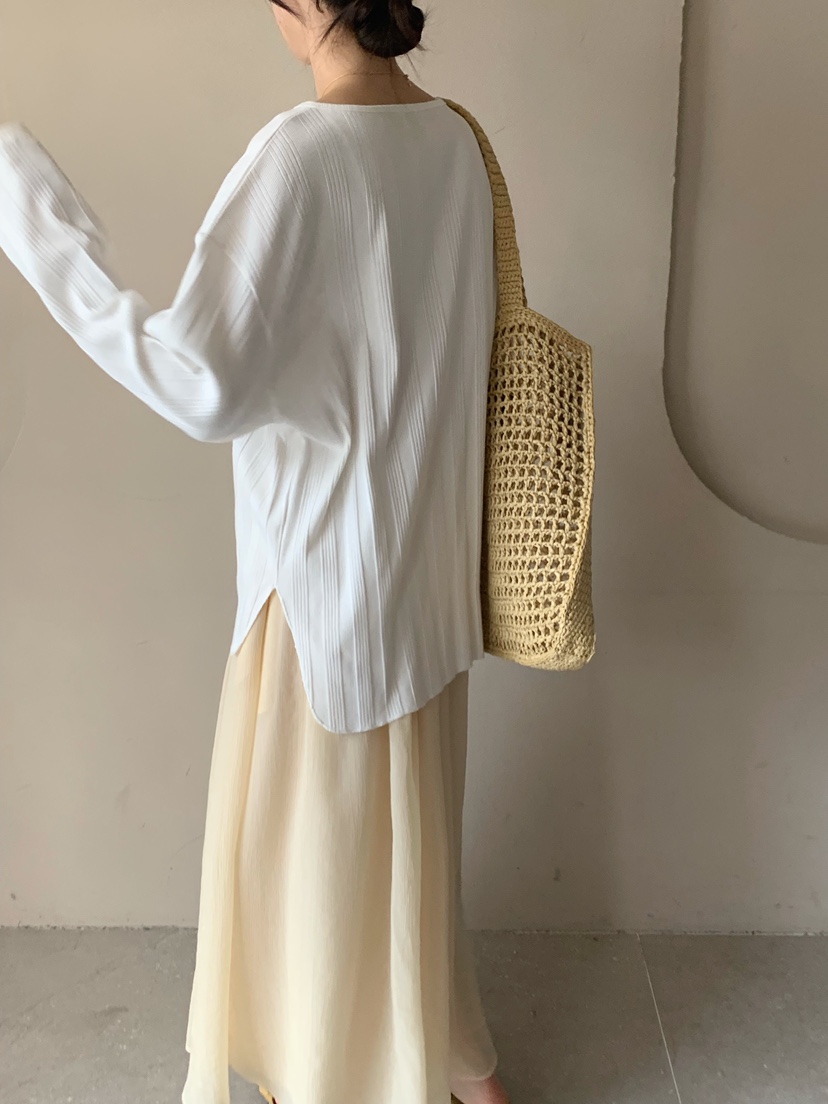 COBALT BLUE東大門直郵女裝新款26春夏休閑職業熱賣長袖T恤COBALT BLUE長袖T恤